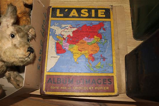 A French wooden jigsaw and an early 20th century map of Europe